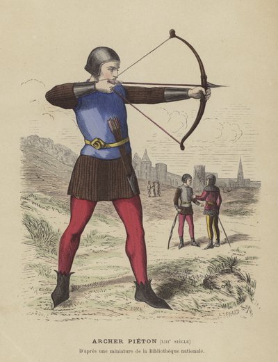 Archer, 1200-talet av French School
