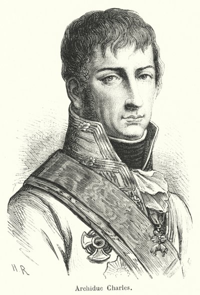 Ärkehertig Charles (gravyr) av French School