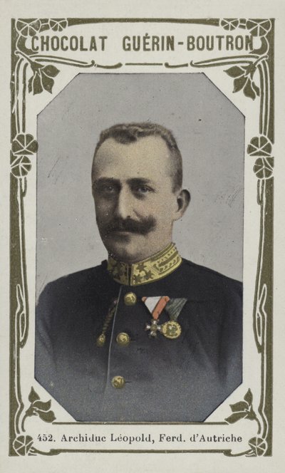Ärkehertug Leopold, Ferdinand dAutriche (färgad bild) av French School