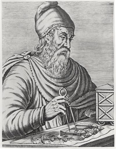 Arkimedes (287-212 f.Kr.) av French School