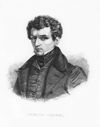 Armand Carrel (gravyr) av French School
