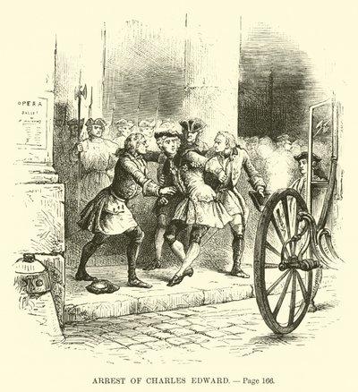 Arrestering av Charles Edward av French School