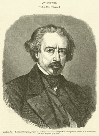 Ary Scheffer (gravyr) av French School