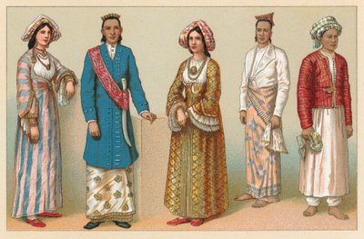 Asien kostym av French School
