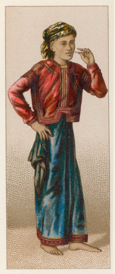 Asien kostym av French School