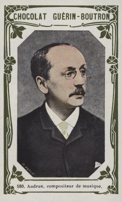 Audran, musikkompositör (färgad bild) av French School