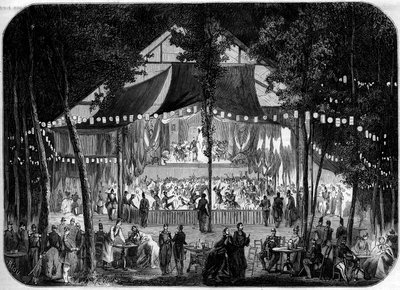 Bal organiserad i militärlägret Chalons, Marne (51) av French School