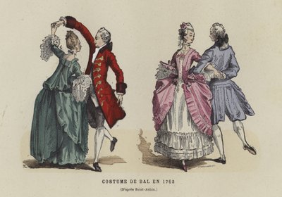 Baldräkt, 1762 av French School