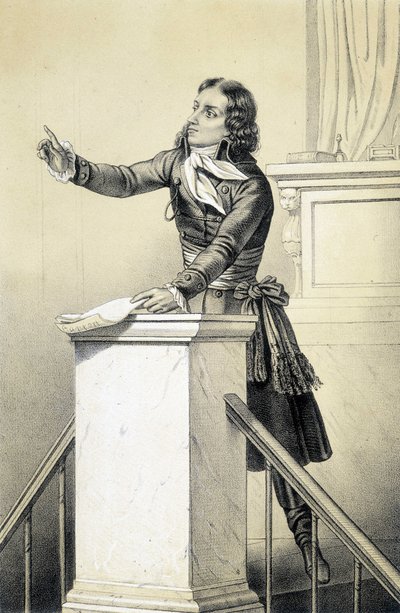 Barrère - i ""Franska revolutionens historiska galleri"" av Albert Maurin av French School