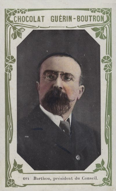 Barthou, president du Conseil (färgad bild) av French School