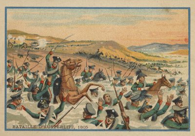 Slaget vid Austerlitz 1805 av French School