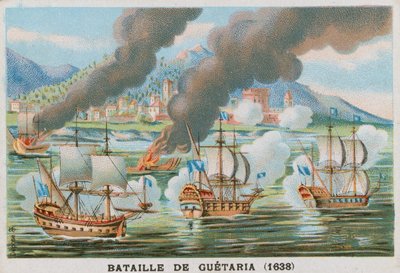 Slaget vid Guetaria, 1638 av French School
