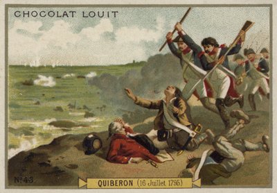 Slaget vid Quiberon, franska revolutionskrigen, 16 juli 1795 av French School