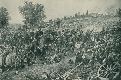 Slaget vid Worth, fransk-preussiska kriget, 6 augusti 1870 av French School