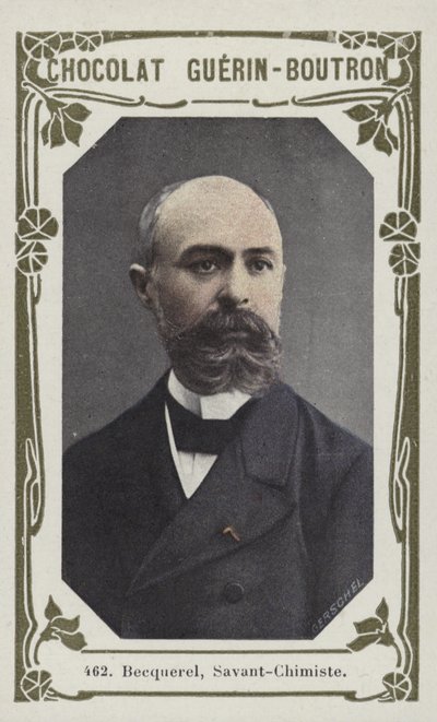 Becquerel, vetenskaplig kemist (färgad bild) av French School