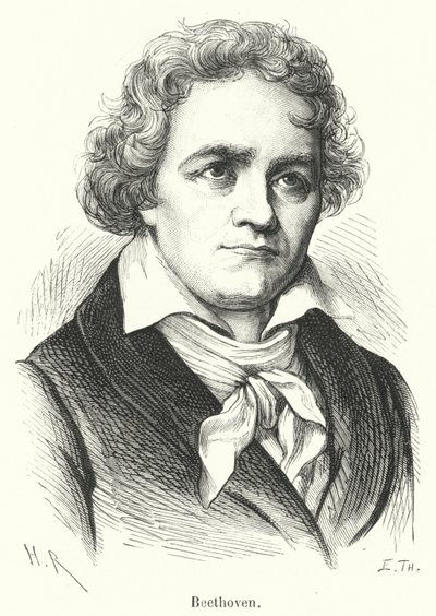 Beethoven (gravyr) av French School