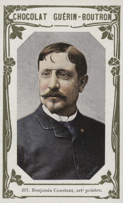 Benjamin Constant, målare (färgat foto) av French School