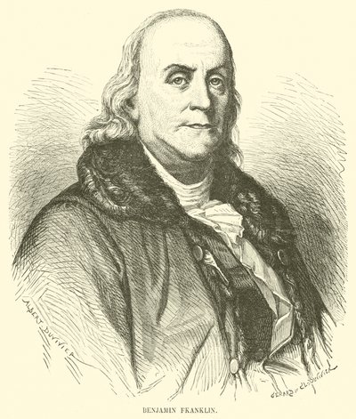Benjamin Franklin av French School