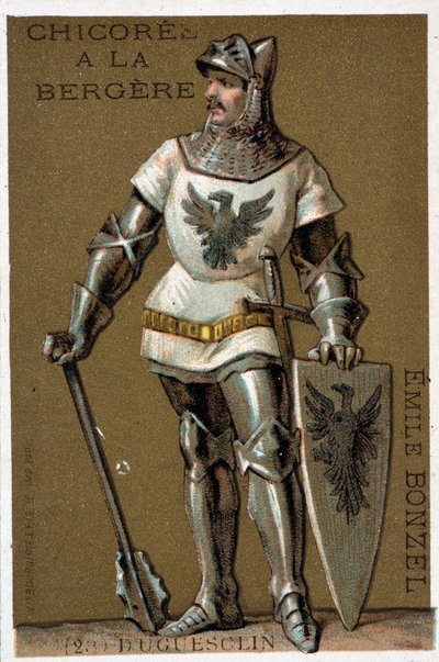 Bertrand du Guesclin (Duguesclin) (v. 1320-1380). Konstapel i Frankrike av French School