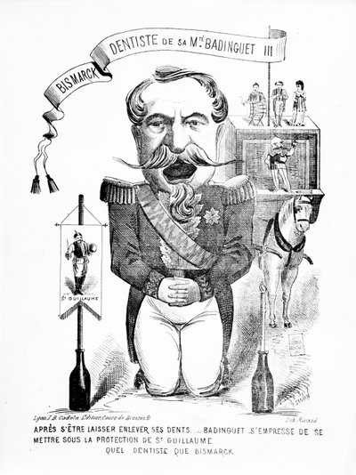 Bismarck, tandläkare åt hans majestät Badinguet III, 1871 av French School