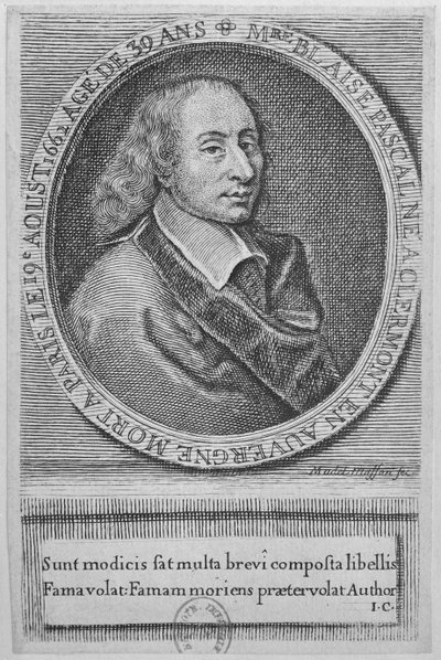 Blaise Pascal (1623-62) av French School