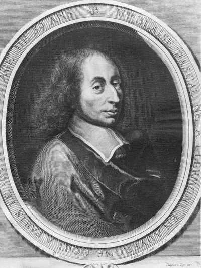 Blaise Pascal (1623-62) av French School