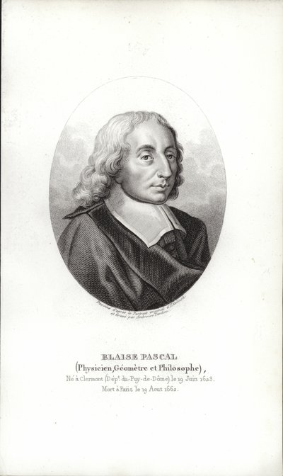 Blaise Pascal av French School