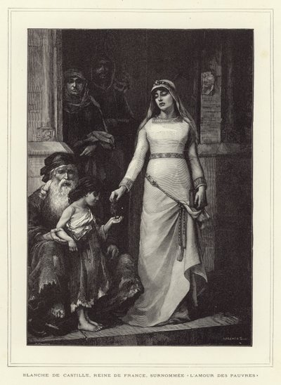 Blanche av Kastilien, drottning gemål av Ludvig VIII av Frankrike och mor till Ludvig IX av French School