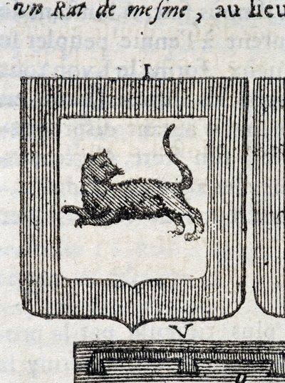 Blazon från det italienska infanteriregementet i "" La Vraye and Perfect Science of Arms or the Armorial Index"" av Pierre Palliot av French School