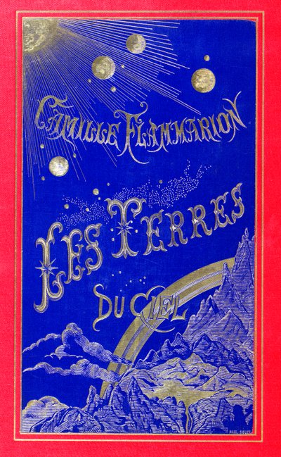 Bokomslag för Les Terres du Ciel skriven av Camille Flammarion (1842-1925) 1877 (läder) av French School