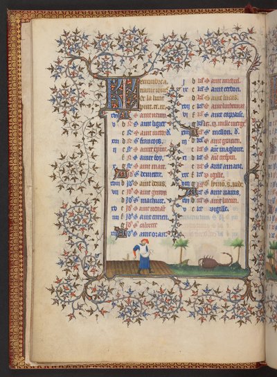 Book of Hours, Lägg till MS 32454 F.6V, Frankrike av French School