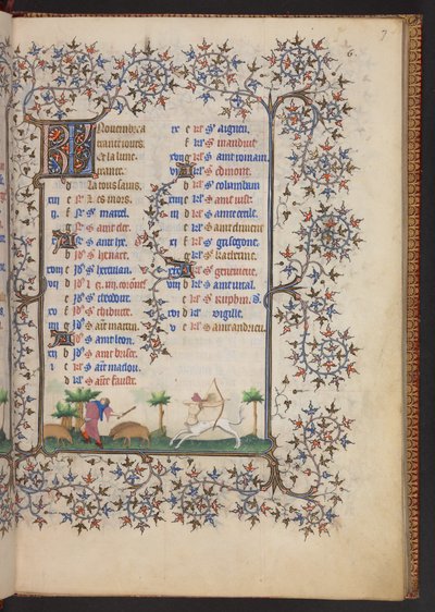 Timbok, Lägg till MS 32454 f.7r, Frankrike av French School