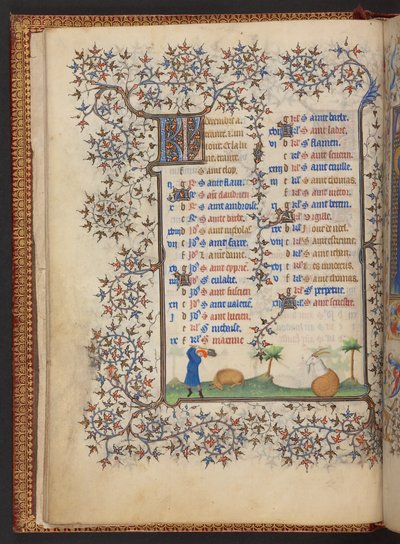 Timbok, Lägg till MS 32454 f.7v, Frankrike av French School