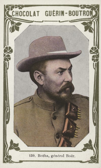 Botha, general Boer (färgad bild) av French School