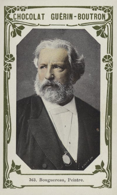 Bouguereau, målare (färgad bild) av French School