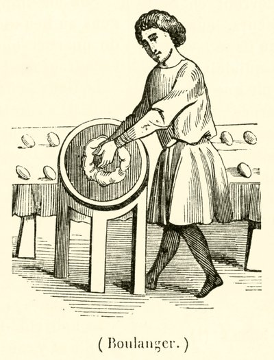 Boulanger (gravyr) av French School