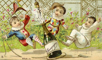 Bum!!! Champagne!, ca 1895 (se även 488393) av French School