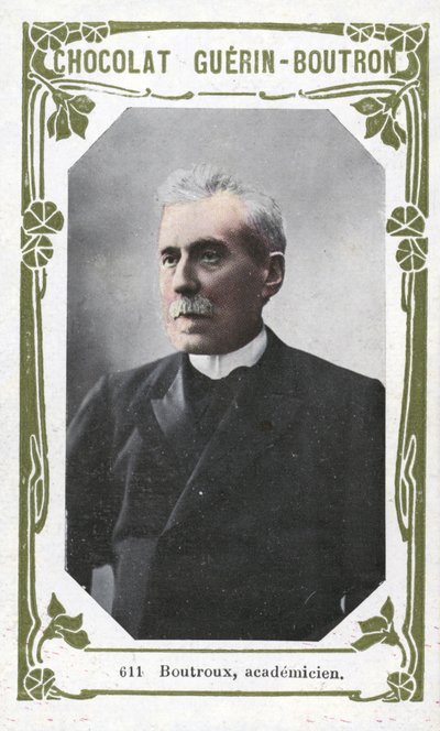 Boutroux, academicien (färgad bild) av French School