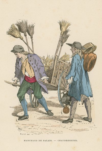 Borstförsäljare och kopparslagare av French School