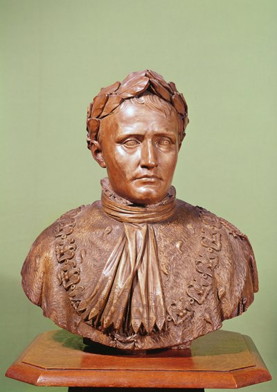Byst av Napoleon I (1769-1821) (gips) av French School