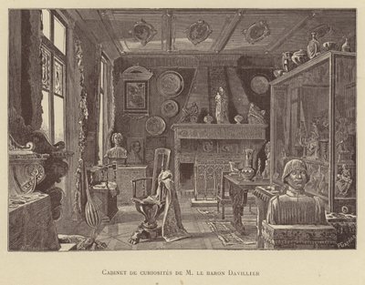 Baron Davilliers kuriosakabinett av French School