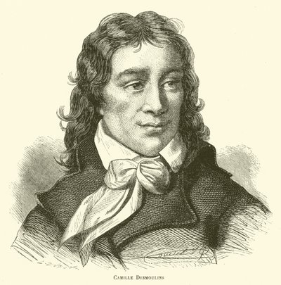 Camille Desmoulins (gravyr) av French School