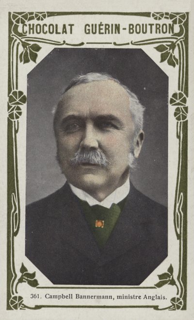 Campbell Bannerman, brittisk minister (färgfoto) av French School