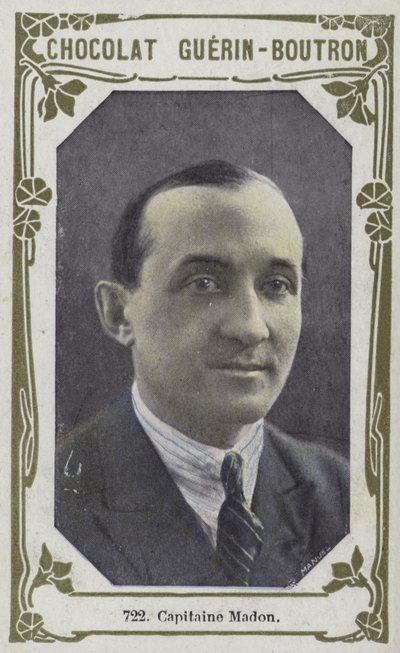 Capitaine Madon (färgad bild) av French School