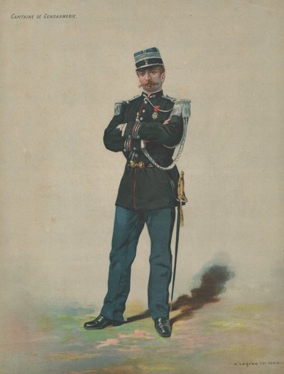 Kapten för Gendarmeriet av French School