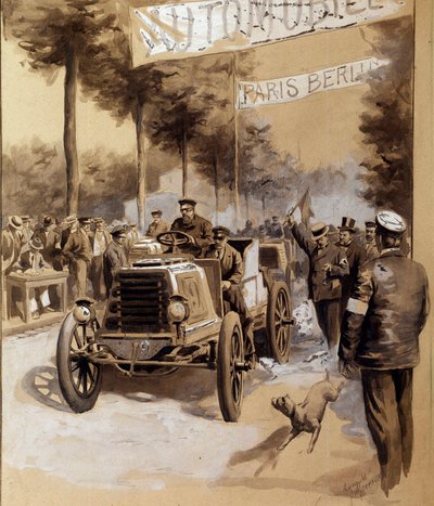 Bilrace mellan Paris och Berlin av French School