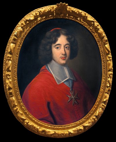 Kardinal de Bouillon, abbed i Tournus från 1660 till 1715, initiativtagare till byggandet av hotel dieu. Anonym målning, fransk konst 1600-talet. Hotel Dieu, Musée Greuze, Tournus. av French School