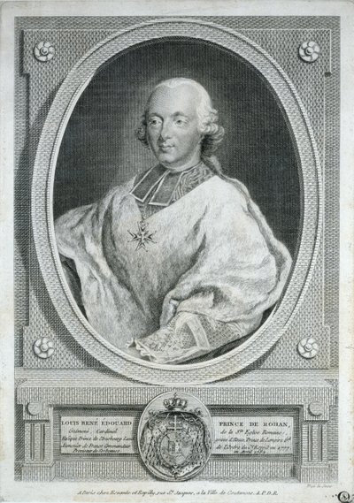Kardinal av Rohan (1734-1803) av French School