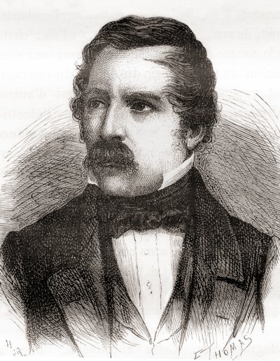 Carl August von Steinheil, från Vetenskapens underverk, publicerad ca 1870 (gravyr) av French School