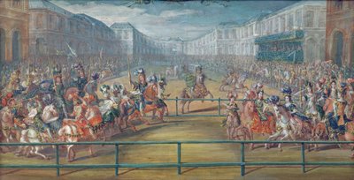 Carousel of Amazons 1682 av French School